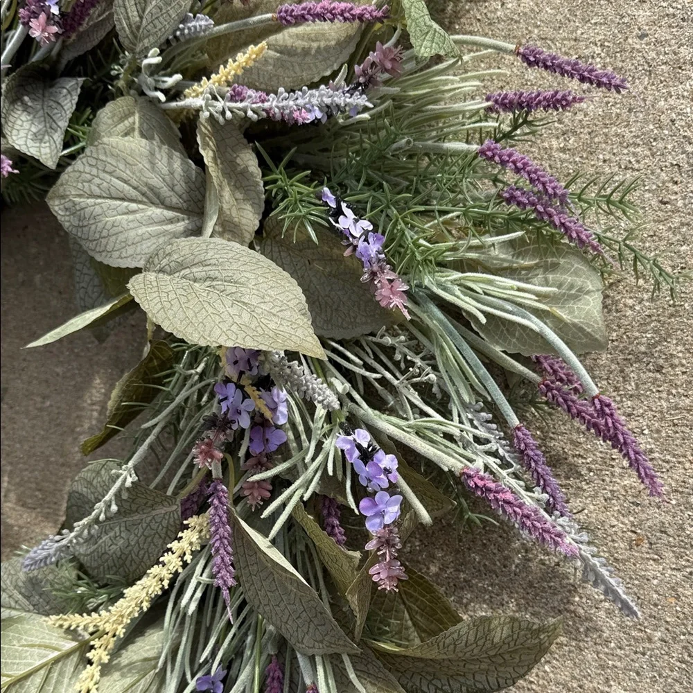 Frontgate Lavender Wreath - NWT